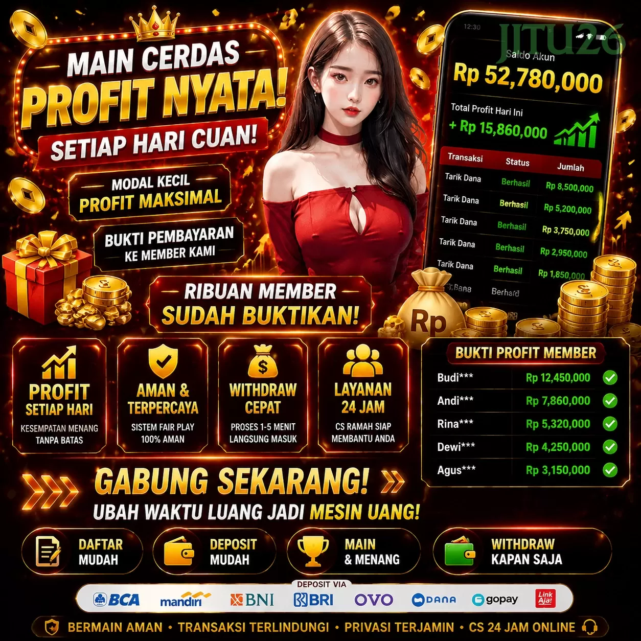 Cara Bergabung dan Bermain di Situs jitu26 - 2